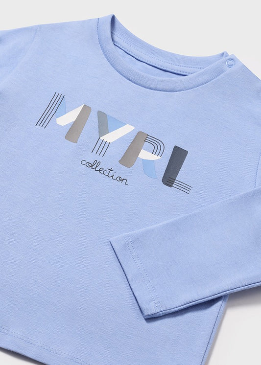 Mayoral Boys Sky Blue Longsleeve Top and Joggers