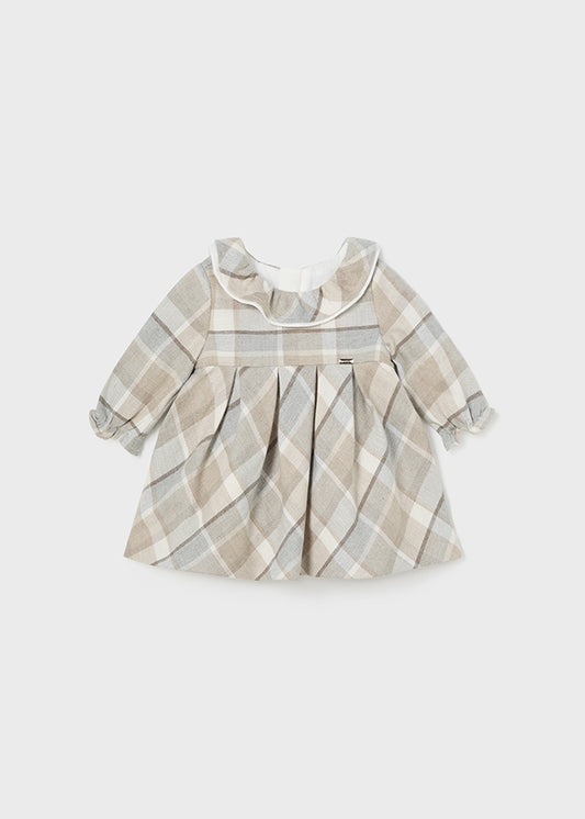 Mayoral Baby Check Plaid Dress