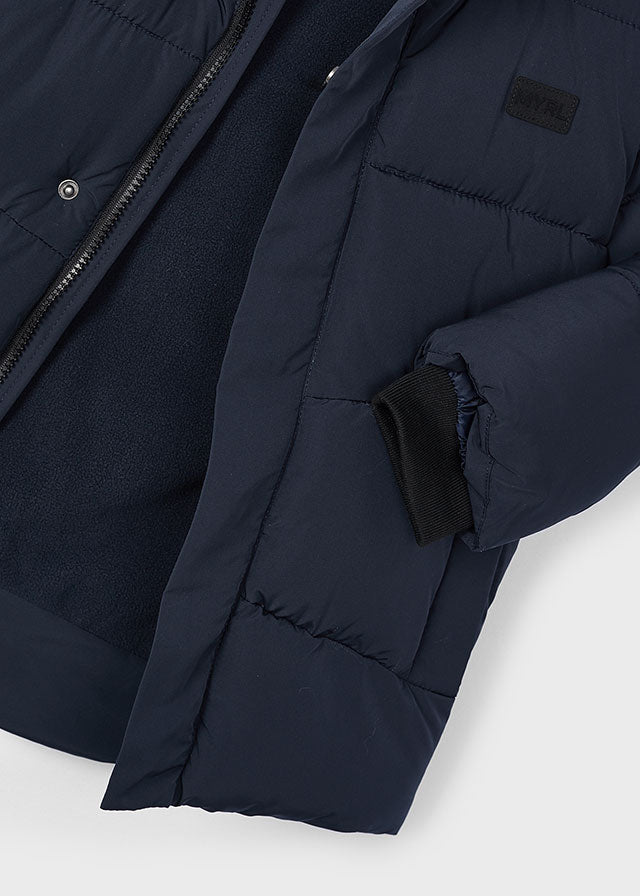 Mayoral Boys Navy Puffer Coat