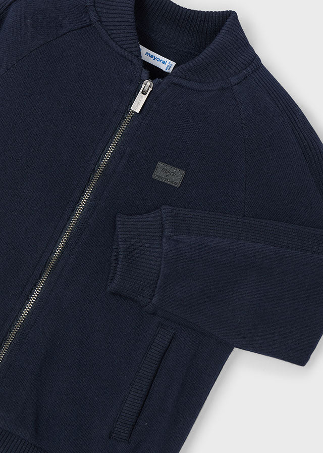 Mayoral Boys Navy Knit Tracksuit