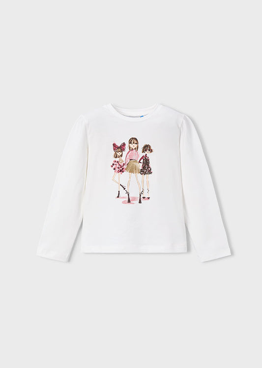 Mayoral Girls Pink & Burgundy Check Short Set | Winter Shorts Set with Gold Button Detail (4–10 Years)