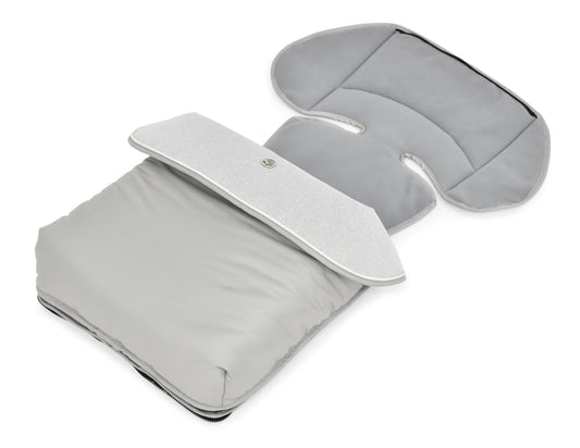 Bebecar Prive Fleece Footmuff - White Sparkle