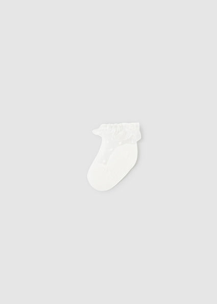 Mayoral Cream Plumeti Socks