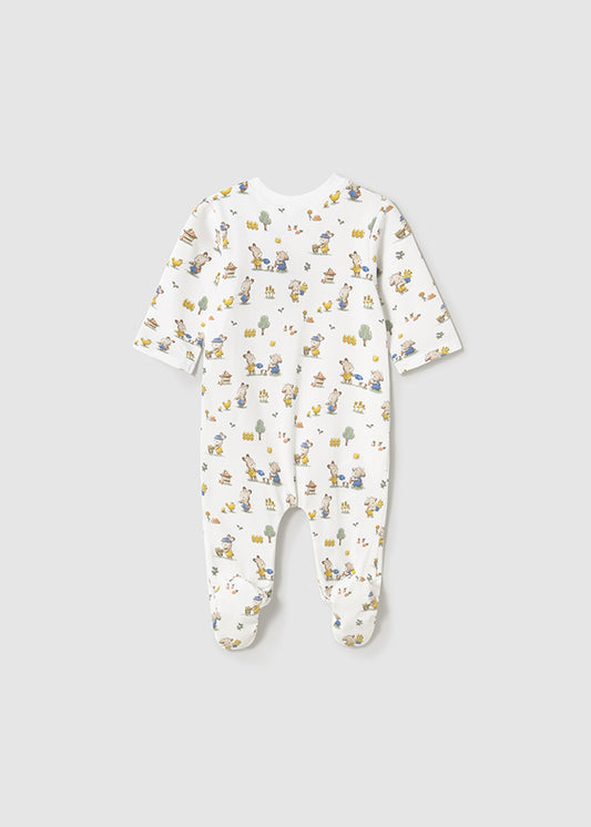 PRE-ORDER SS25 Mayoral Baby Boys Sunny Bunny Babygrow