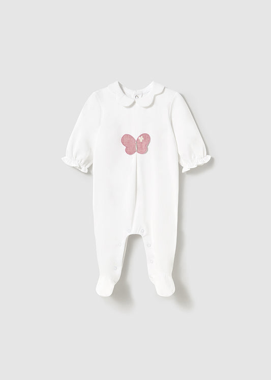 PRE-ORDER SS25 Mayoral Baby Girls Butterfly Babygrow