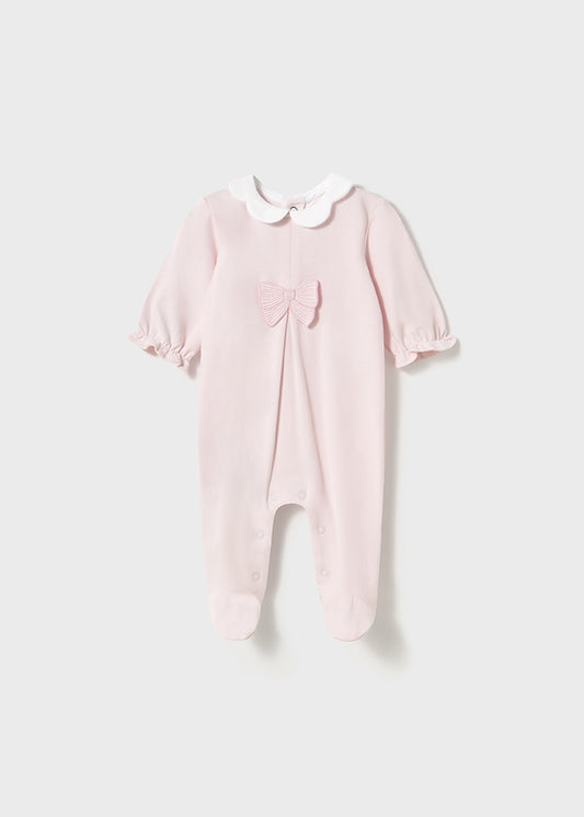 PRE-ORDER SS25 Mayoral Baby Girls Bow Babygrow