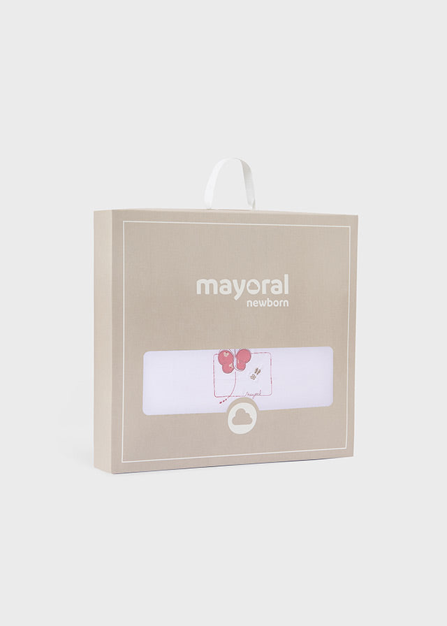 PRE-ORDER SS25 Mayoral Baby Girls Hibiscus Blanket