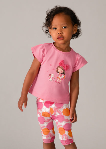 Mayoral Girls Clover Leggings Set | 2-Piece Leggings Set (6 Months–4 Years)
