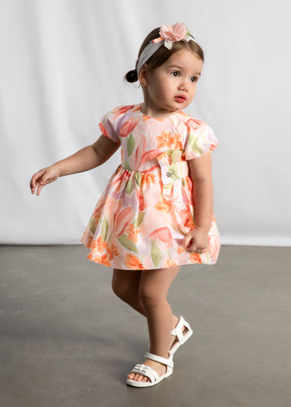Mayoral Girls Blossom Printed Dress | Printed Dress (6 Months–4 Years)