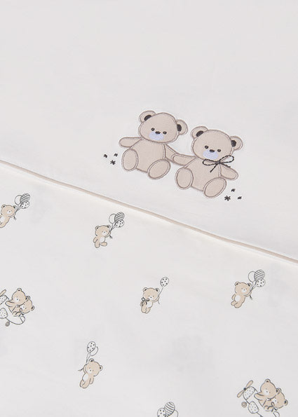 Mayoral Baby Boy Cream Teddy Swaddle Blanket | Cream Teddy Swaddle Blanket