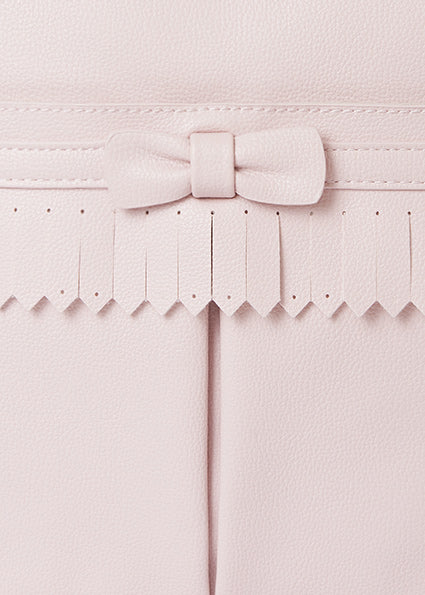 Mayoral Baby Changing Bag in Pink | Stylish Bow Detail Nappy Bag with Bottle Holder & Strap