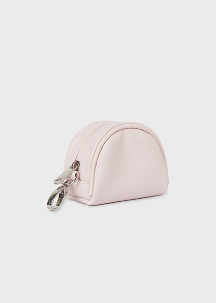 Mayoral Baby Changing Bag in Pink | Stylish Bow Detail Nappy Bag with Bottle Holder & Strap