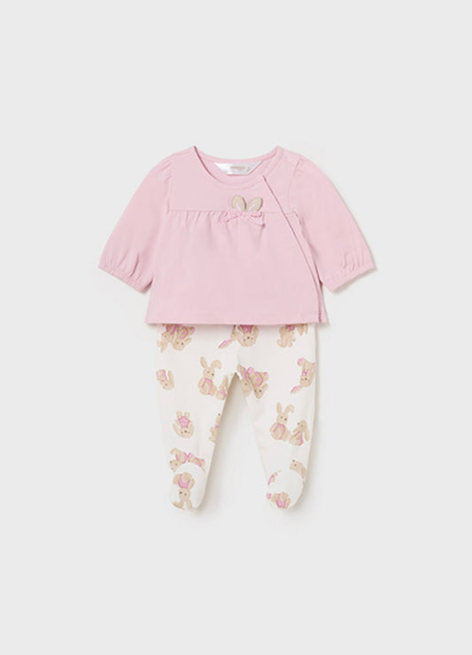 Baby Mayoral Girls Bunny 2 Piece Outfit