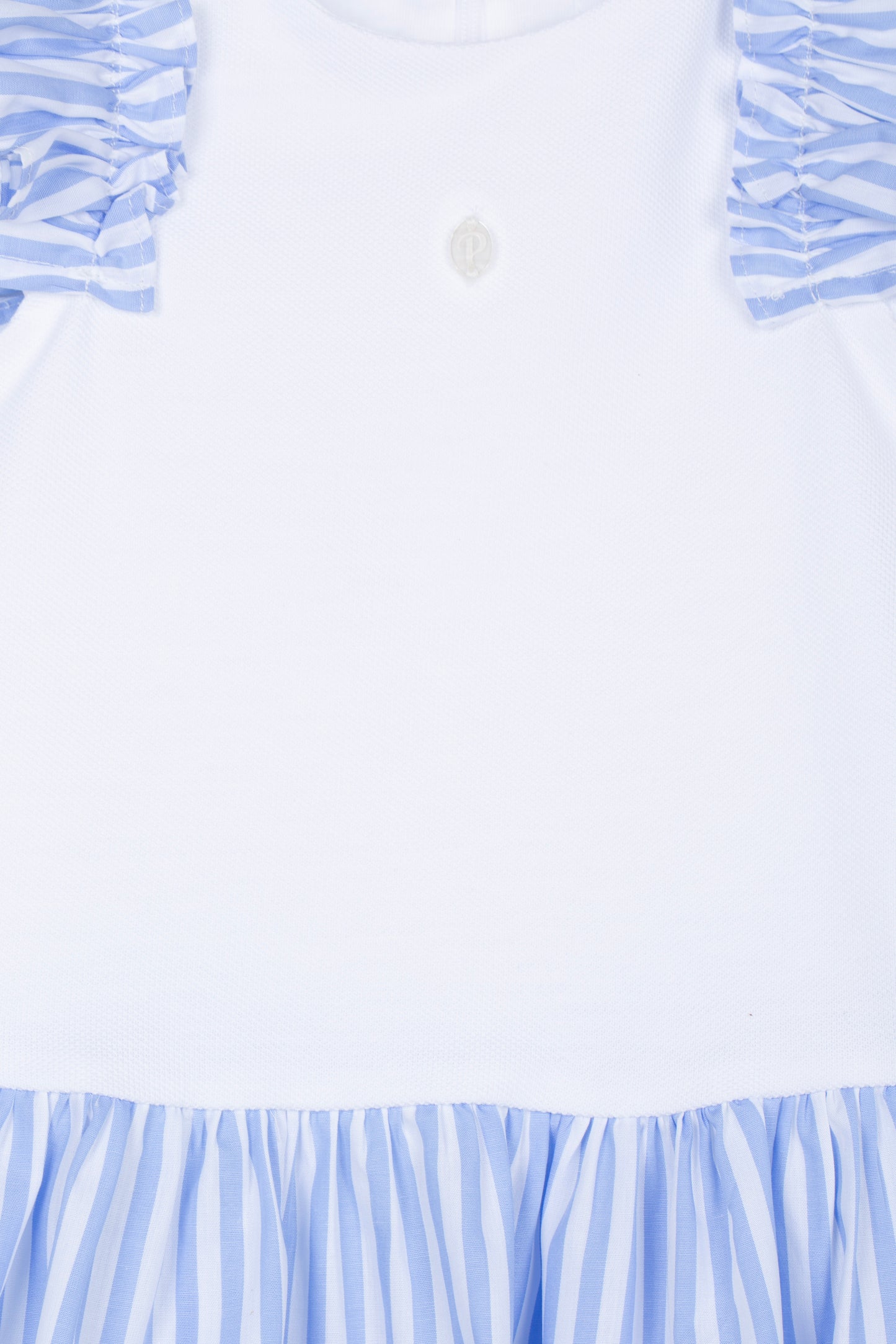 Patachou Girls Blue & White Stripe Dress  | Blue & White Summer Dress (12M-3 Years)