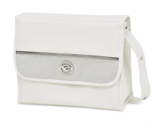 Bebecar Prive Changing Bag Carre - White Sparkle