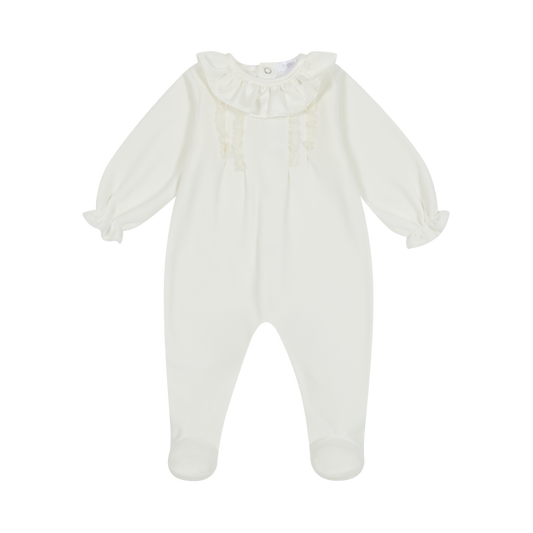 Deolinda 'TAKE ME HOME' Ivory Babygrow