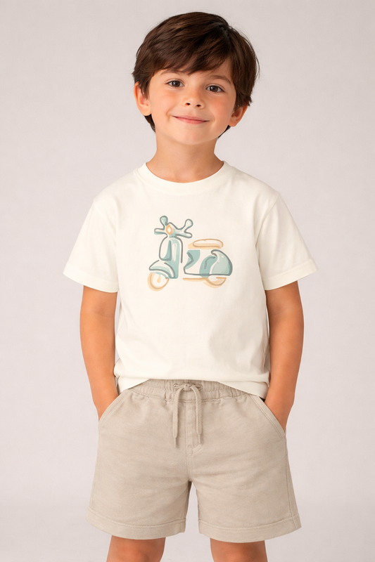 Mayoral Boys Scooter T Shirt & Shorts Set | Scooter Shorts Set 3Y-6Y