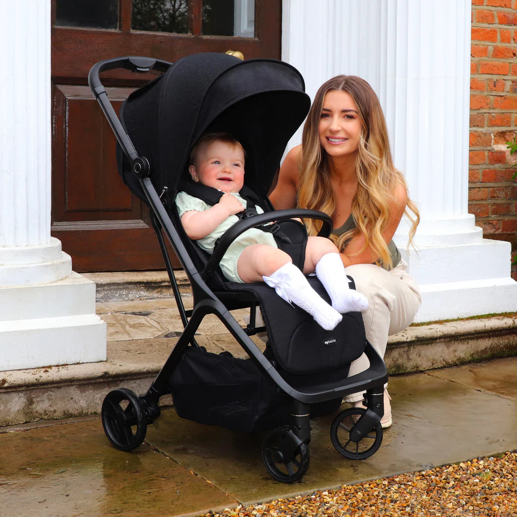 MBX7 PLUS Auto Fold Stroller - Black