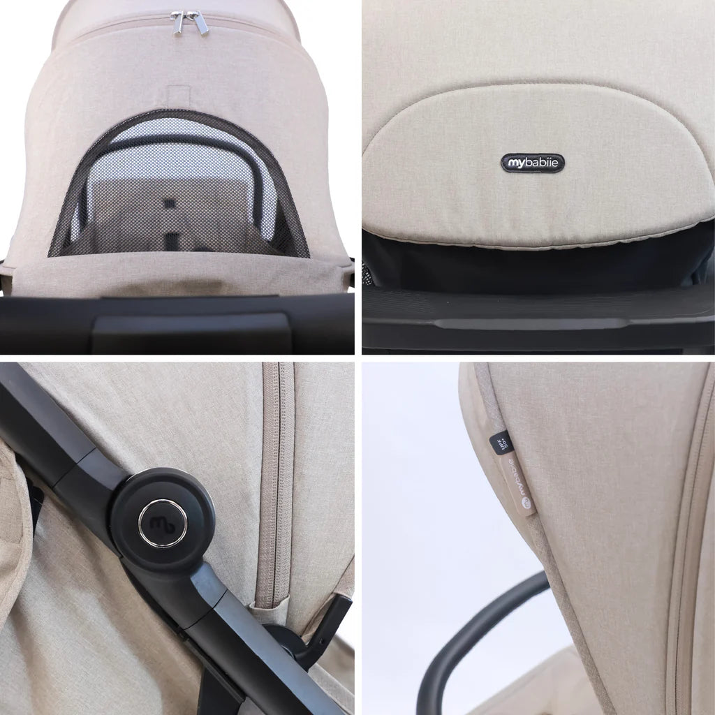 MBX7 PLUS Auto Fold Stroller - Camel