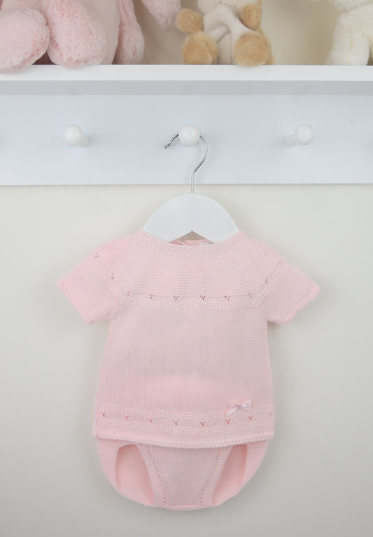 Pex Carey Pink Pants Suit | Newborn to 18-24M