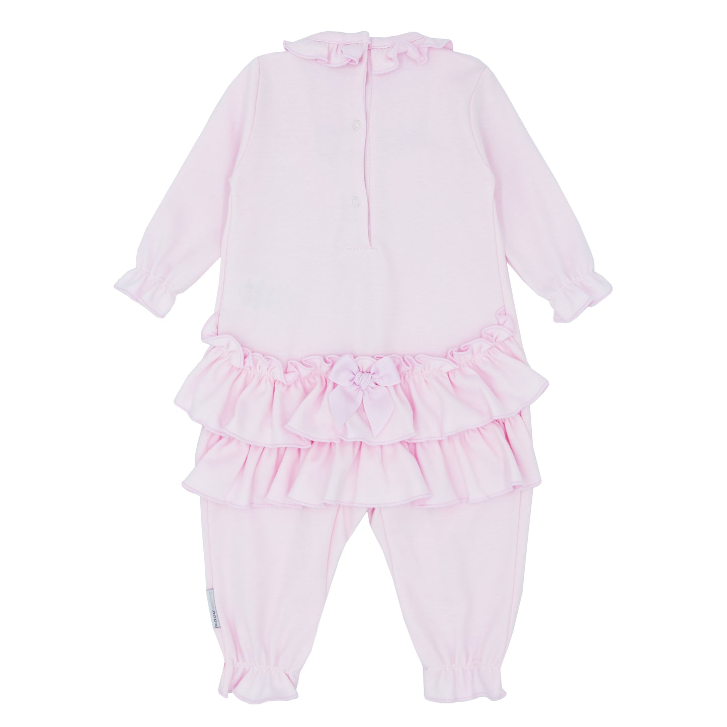 Blues Baby Girls Babygrow with Frill and Bow