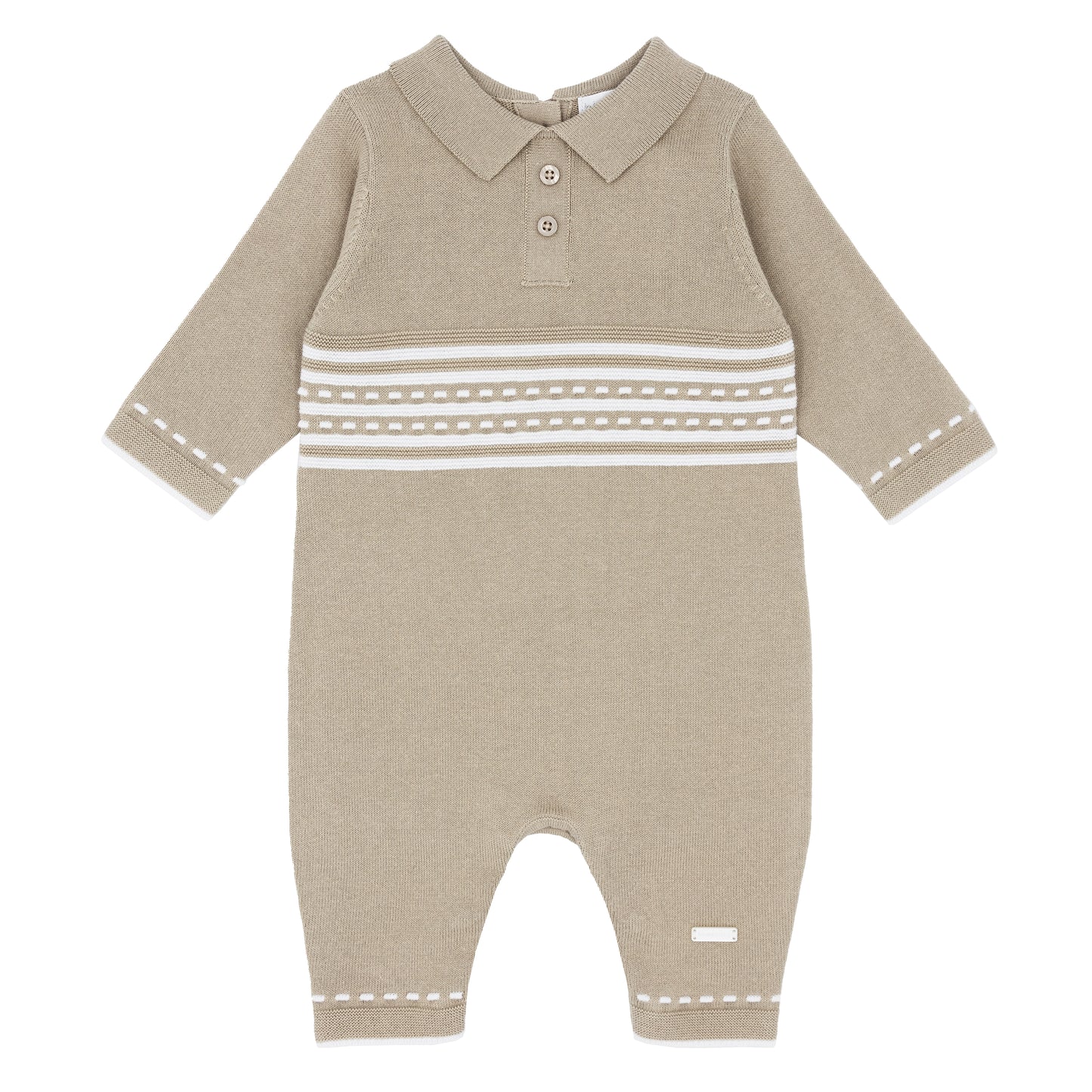 Blues Baby Boys Beige Knitted Shortie