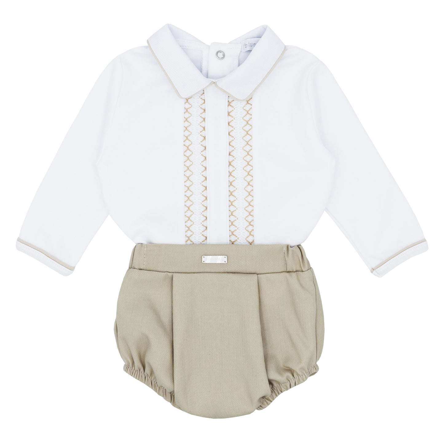 Blues Baby Boys Beige Jam Pant Set