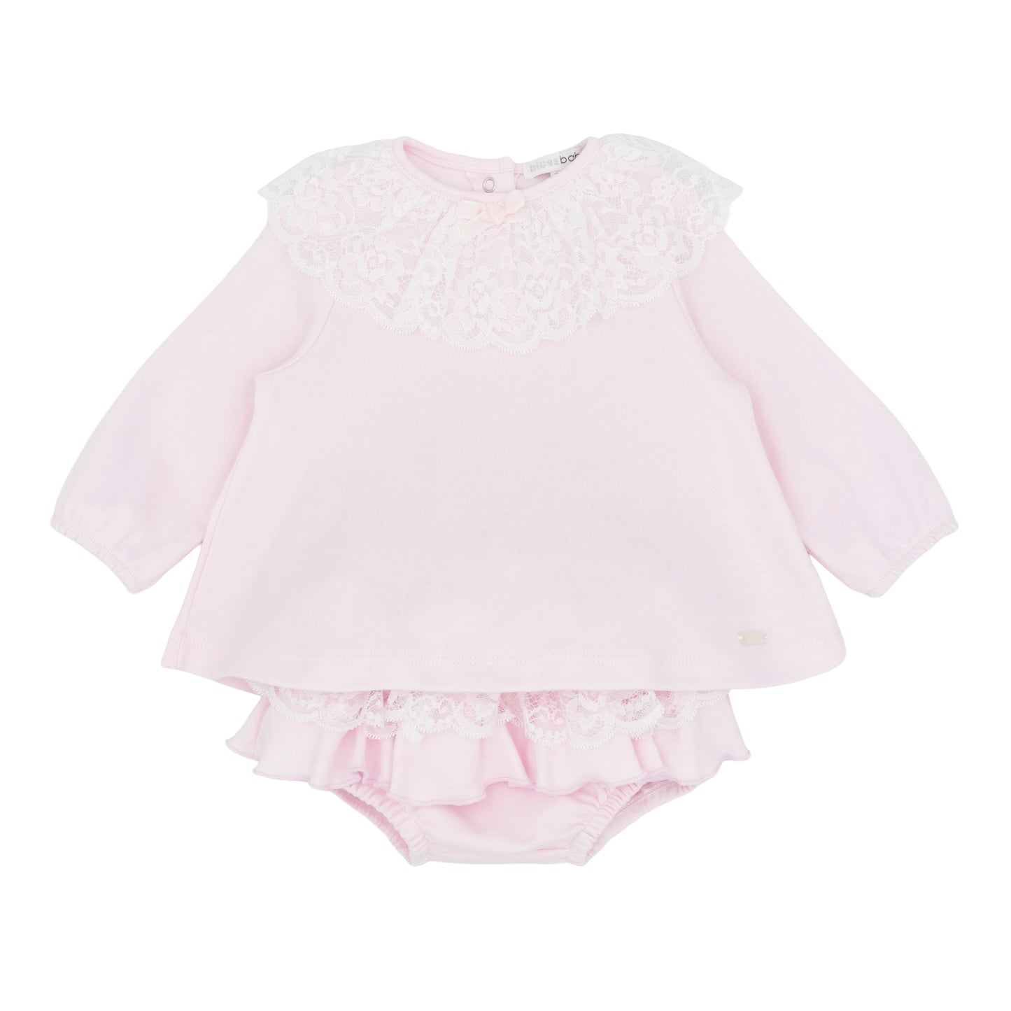 Blues Baby ‘Tivoli’ Girls Pink Jam Pant Set| Soft Pink(1M-24M)