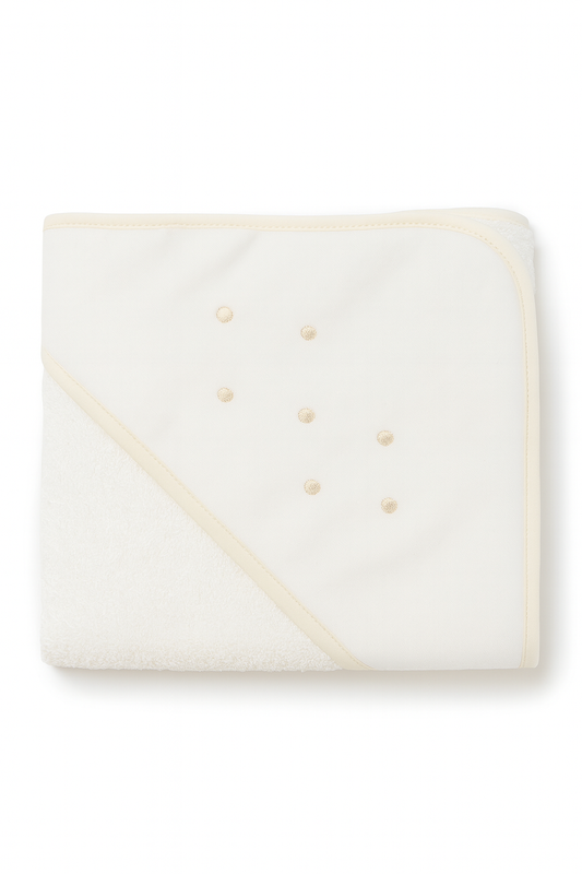Martifanel Cream Spot Hooded Towel