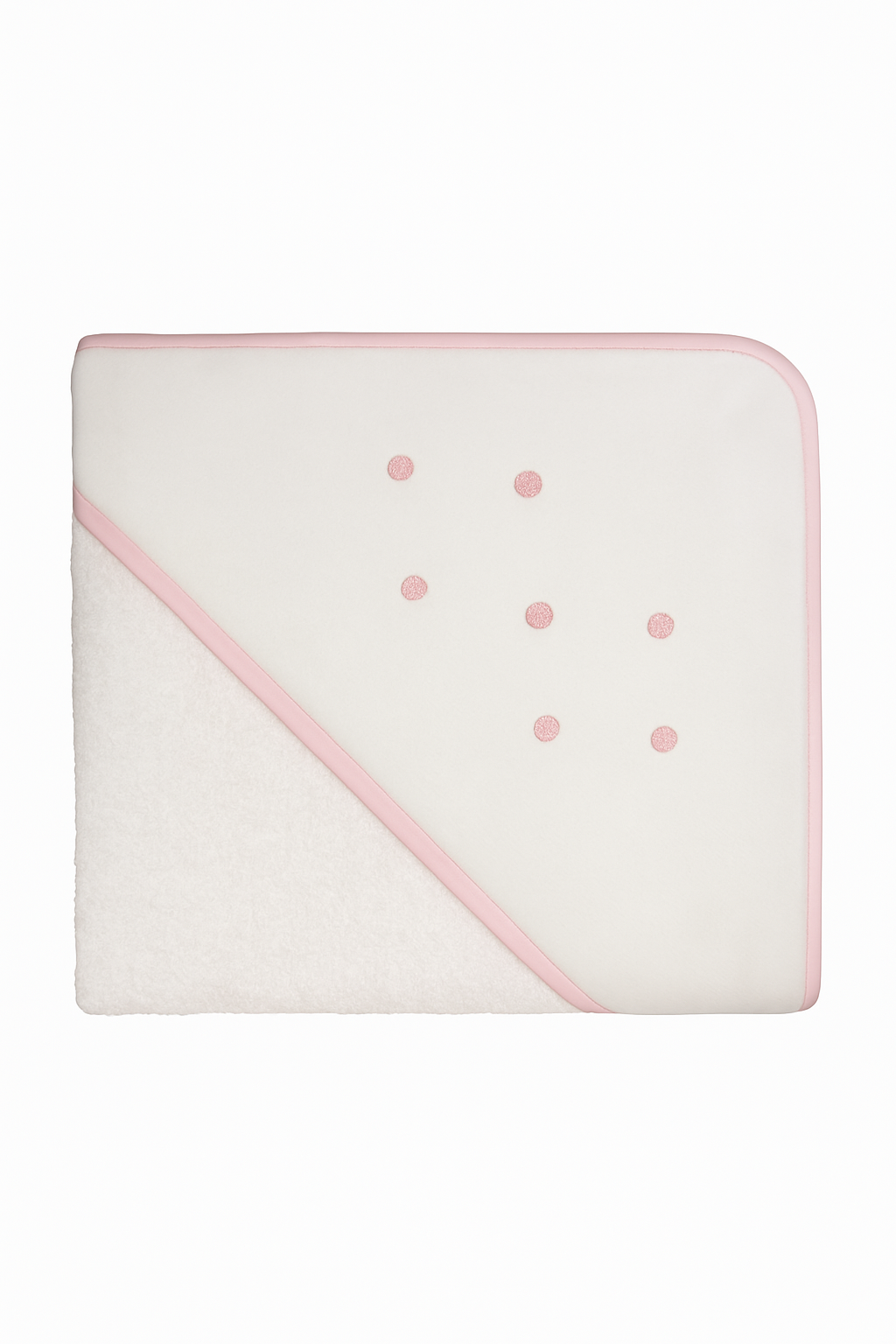 Martifanel Pink Spot Hooded Towel