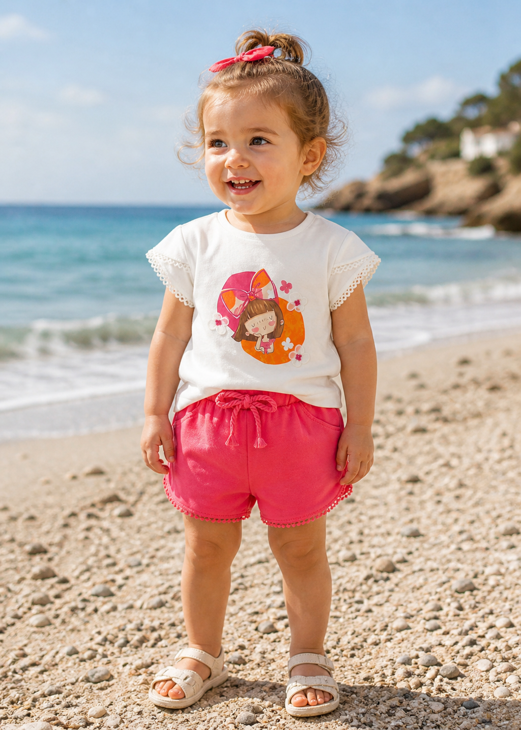 Mayoral Girls Clover Shorts Set | 2-Piece Shorts Set (6 Months–4 Years)