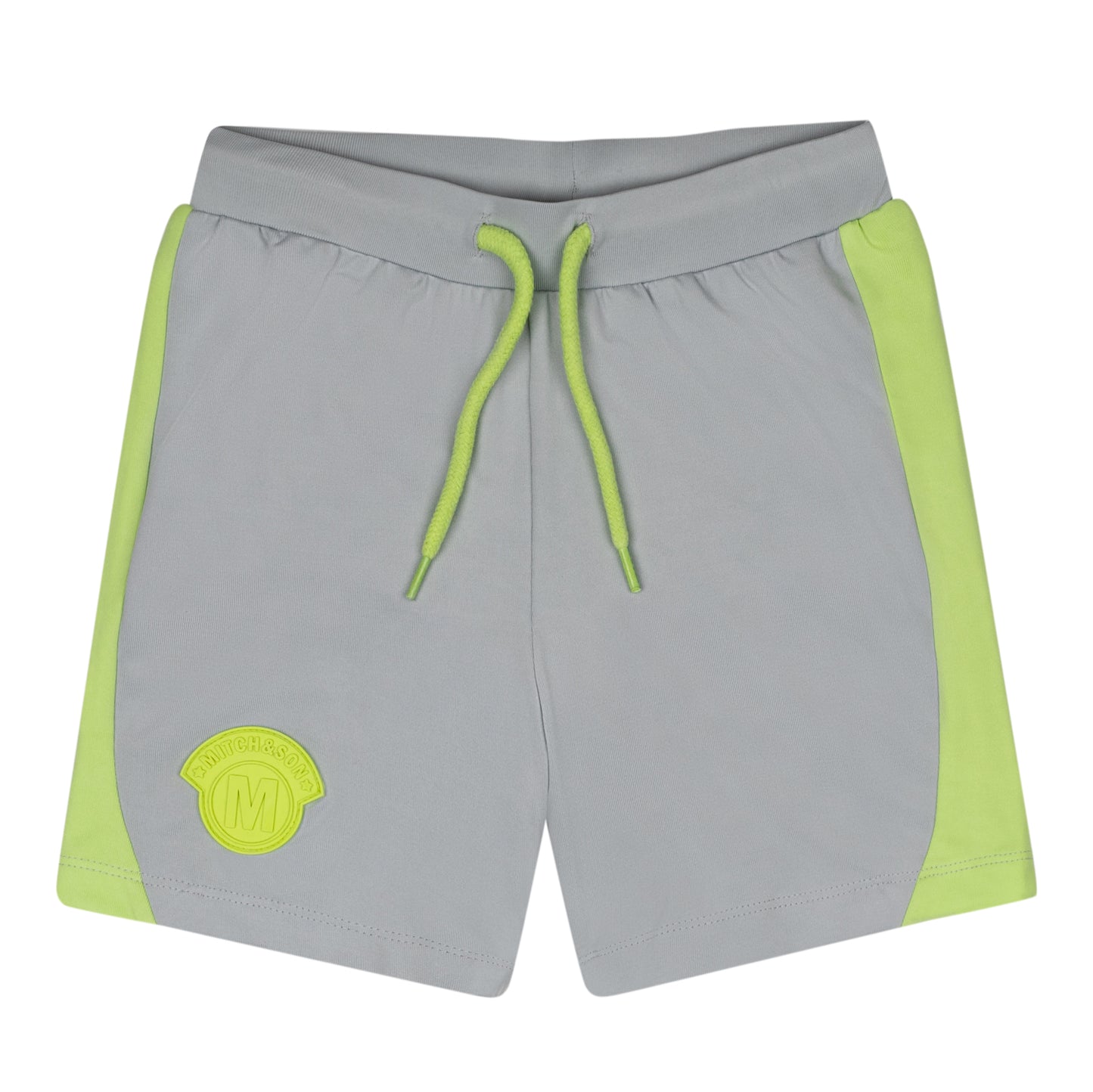 Mitch & Son Grey & Lime Shorts Set