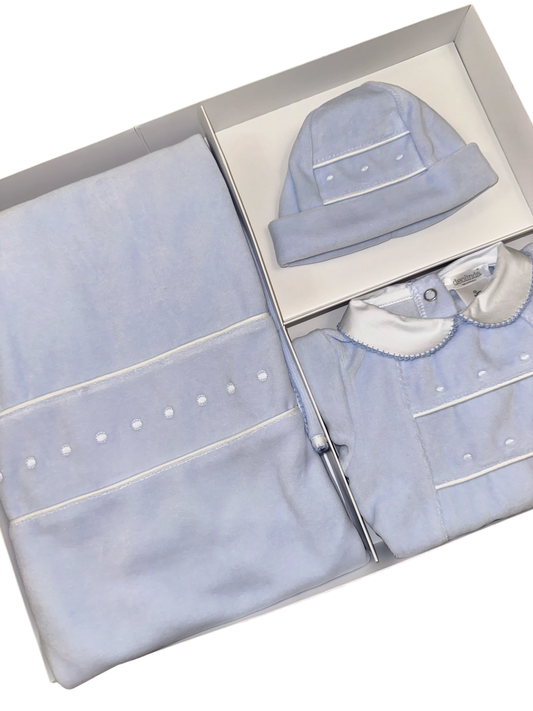 Deolinda 'TAKE ME HOME' Baby Blue 3 Piece Gift Set