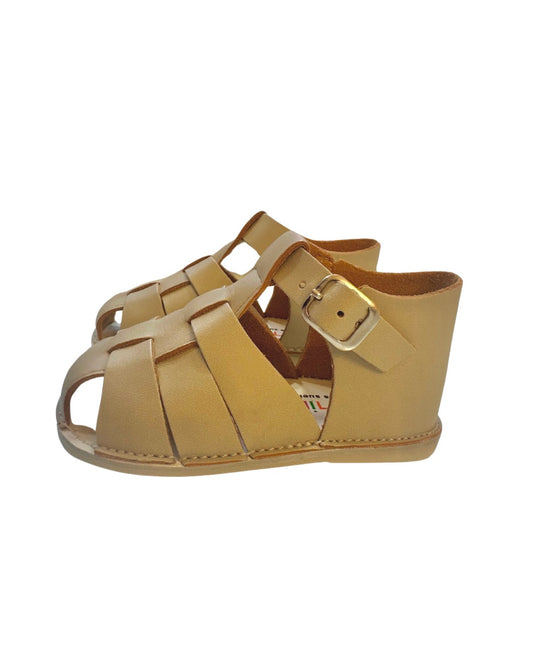 SS25 Andanines Sand Leather Sandal - First Walker Flexi Sole