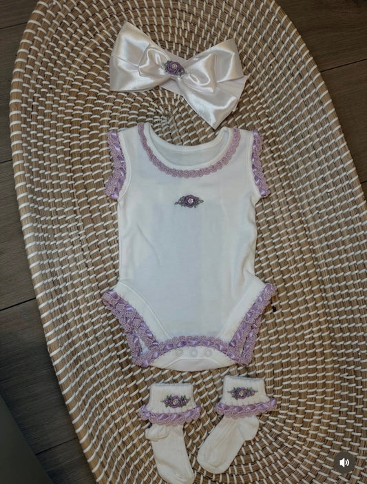 MADE TO ORDER Crochet 3 Piece Vest Set