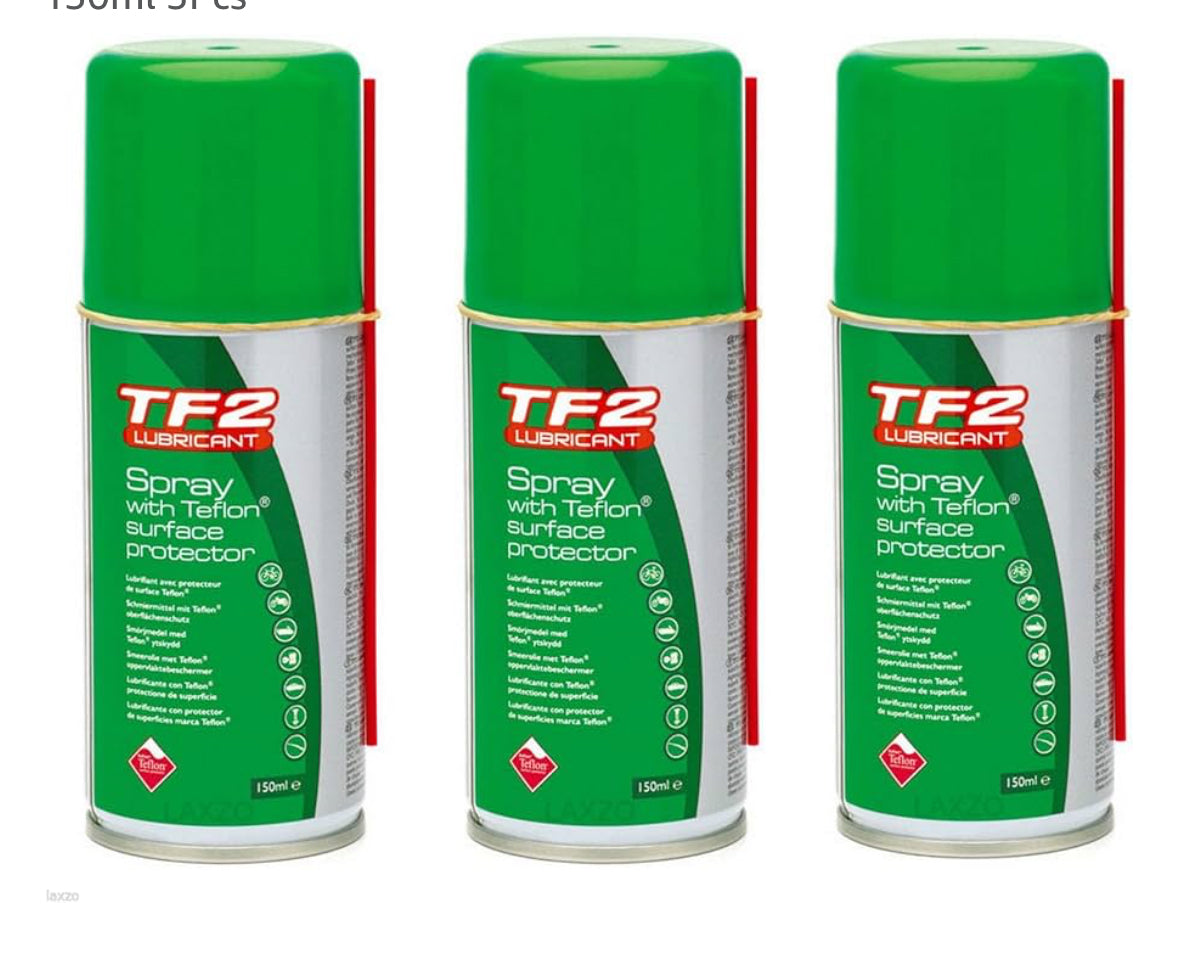 Weldtite TF2 Aerosol Spray with Teflon surface protector 150ml