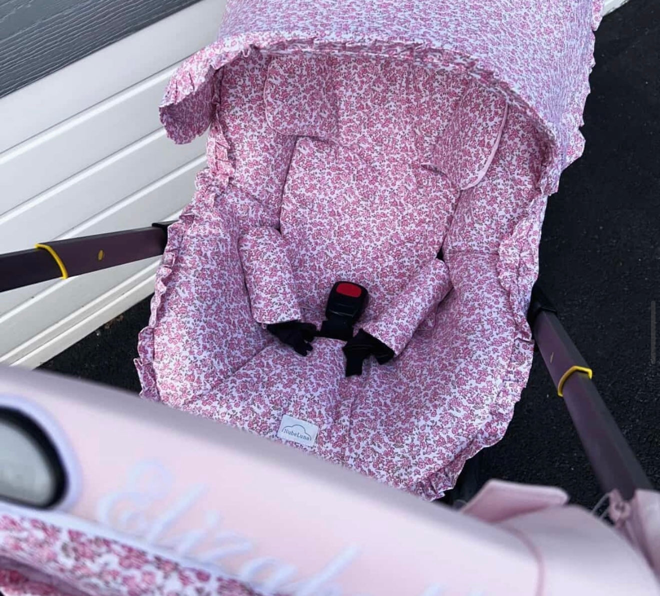 *MADE TO ORDER* Floral Fabric Doona Liner & Hood