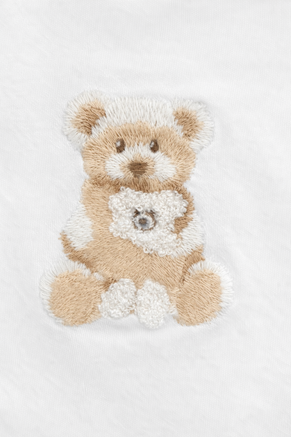 Patachou Beige Teddy Shorts Set  | Camel Teddy Two Piece Set (6-24 Months)