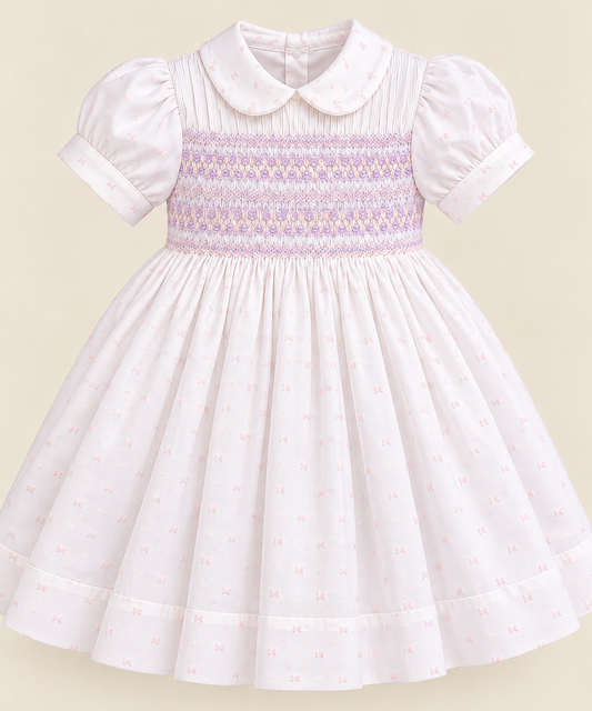 The Chelsea Rose Dress | Summer Smocked Dress (12M-6 Years)