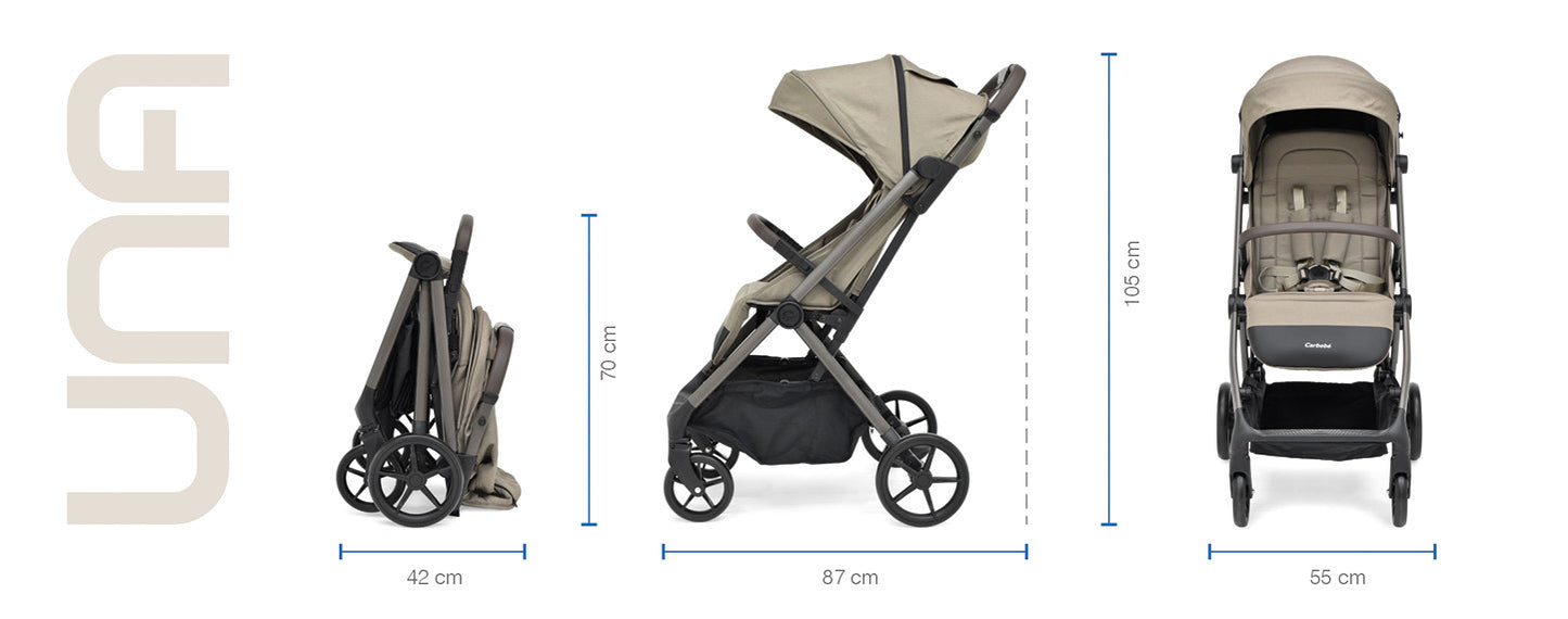 UNA+ STROLLER Beige - NEW 2026