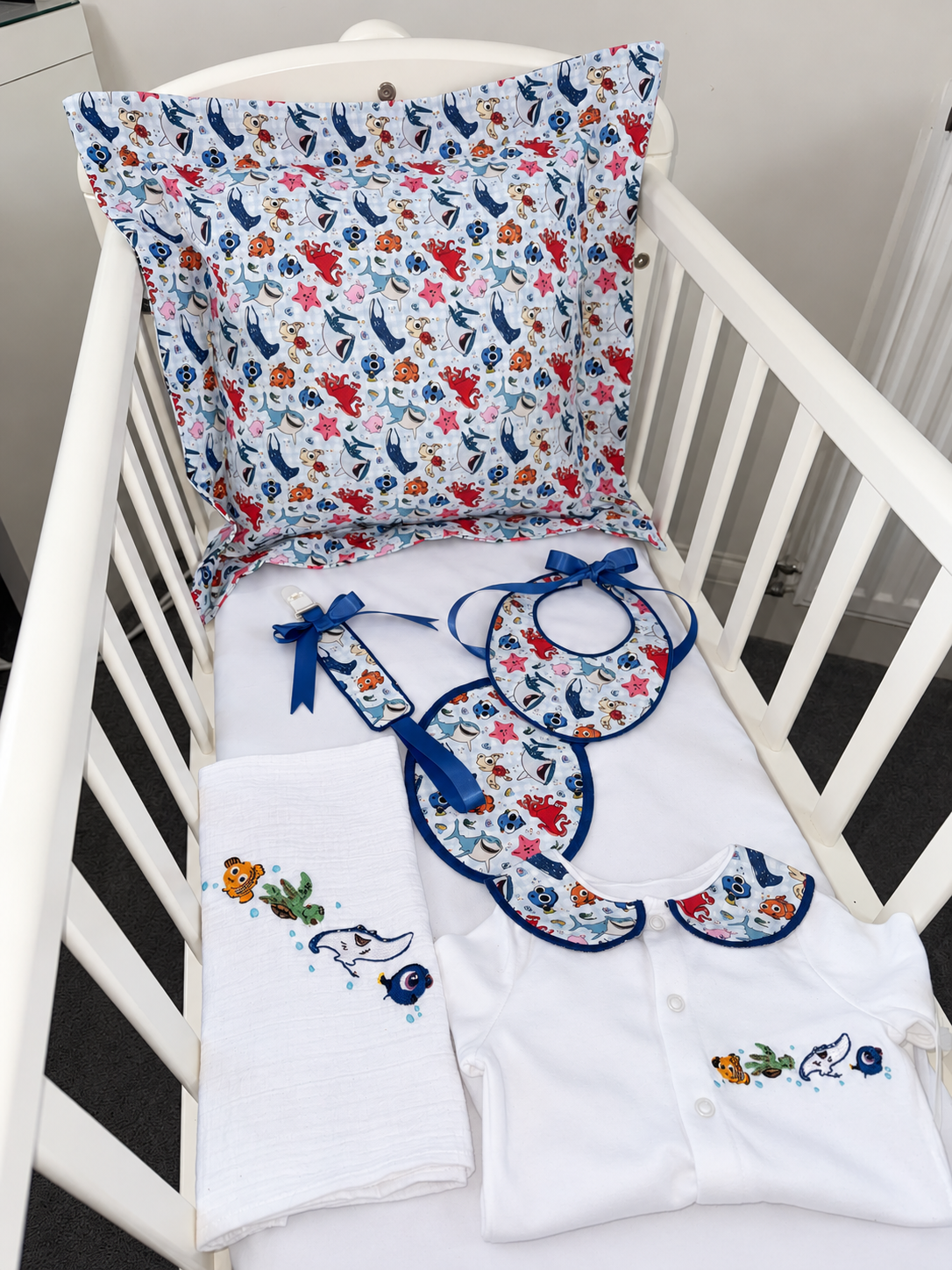 MADE TO ORDER Just Keep Swimming Collection | Baby Gift Set
