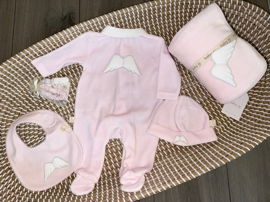 Baby Gi Pink Angel Wings Gift Set