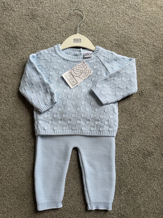 Pex Baby Harrison Blue Trouser Set | 0-24M