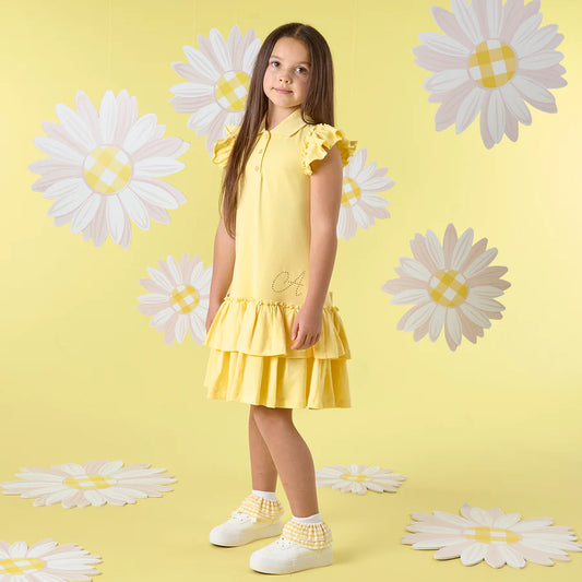 SS25 Adee "Cairo" Lemon Tennis Dress