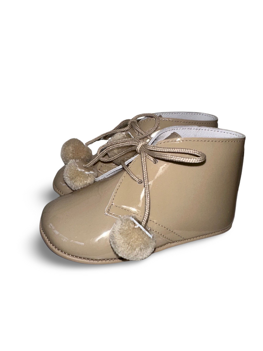 Andanines Soft Sole Booties Camel