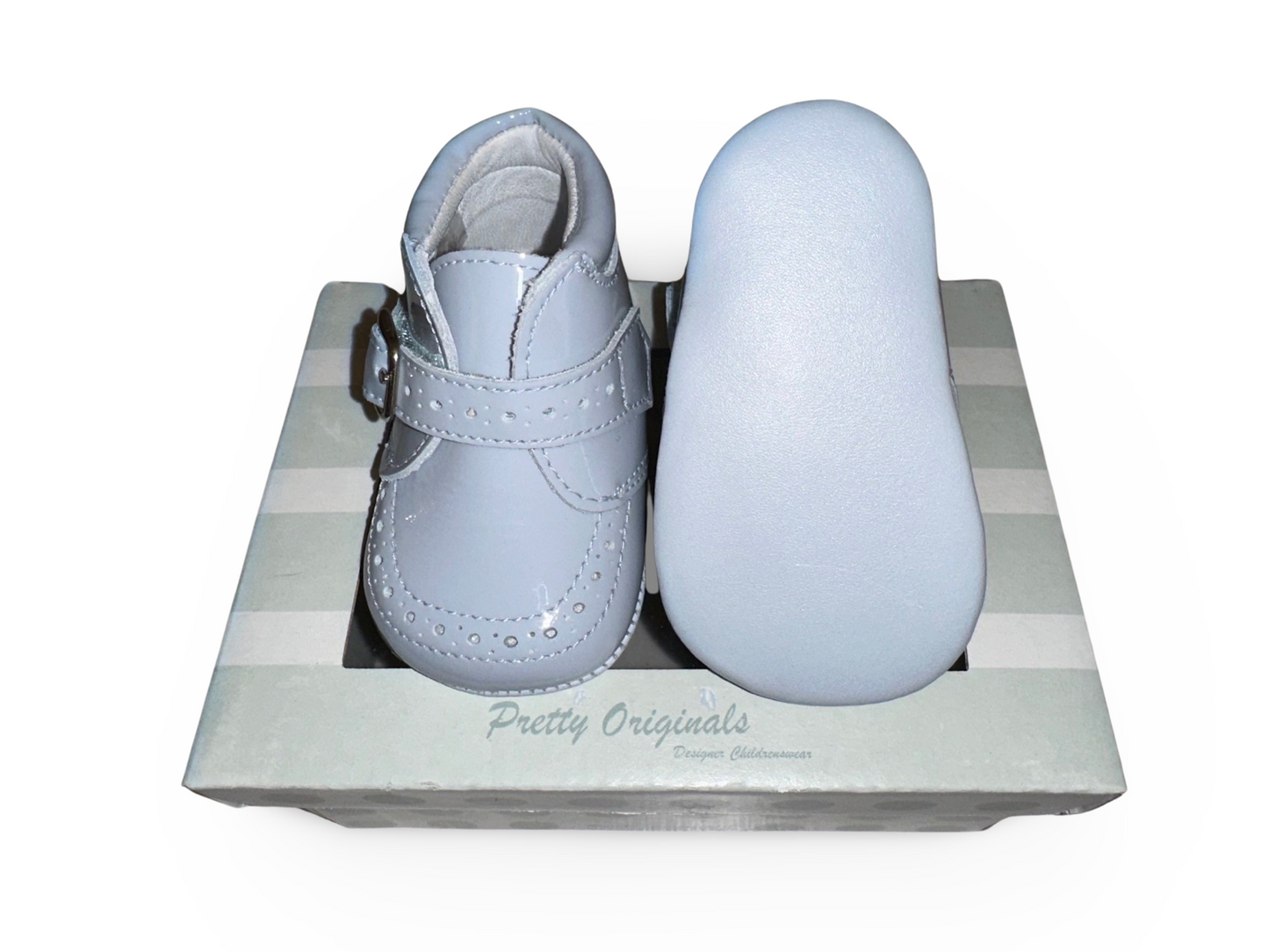 Pretty Originals Blue Patent Buckle Soft Boot