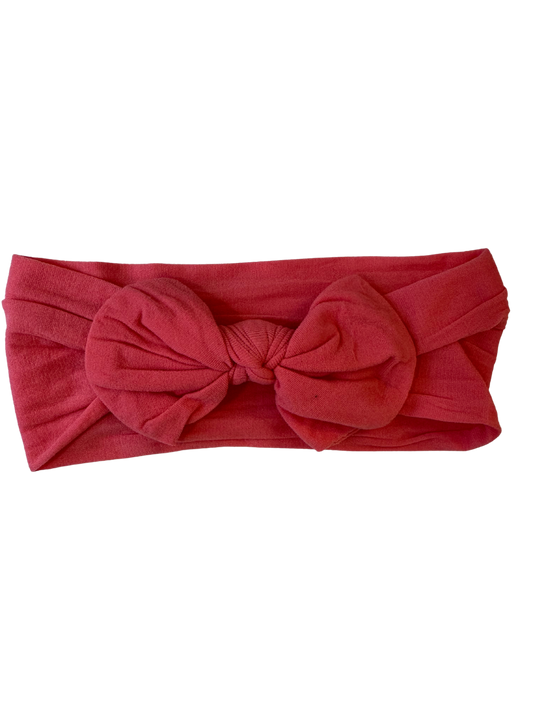 Little Stars ‘Watermelon’ Small Bow Baby Headband