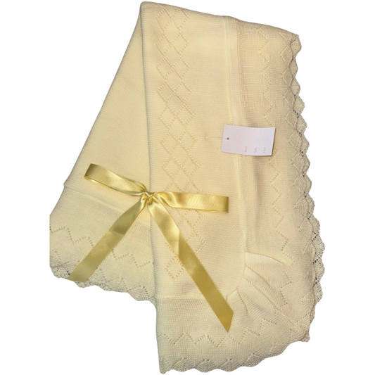 Lemon Knit Blanket