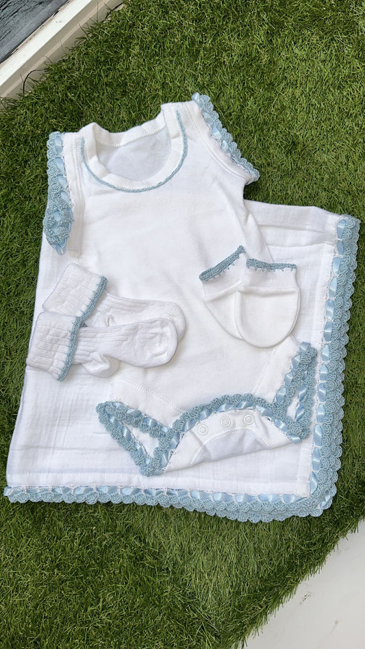 MADE TO ORDER  Crochet Vest Set