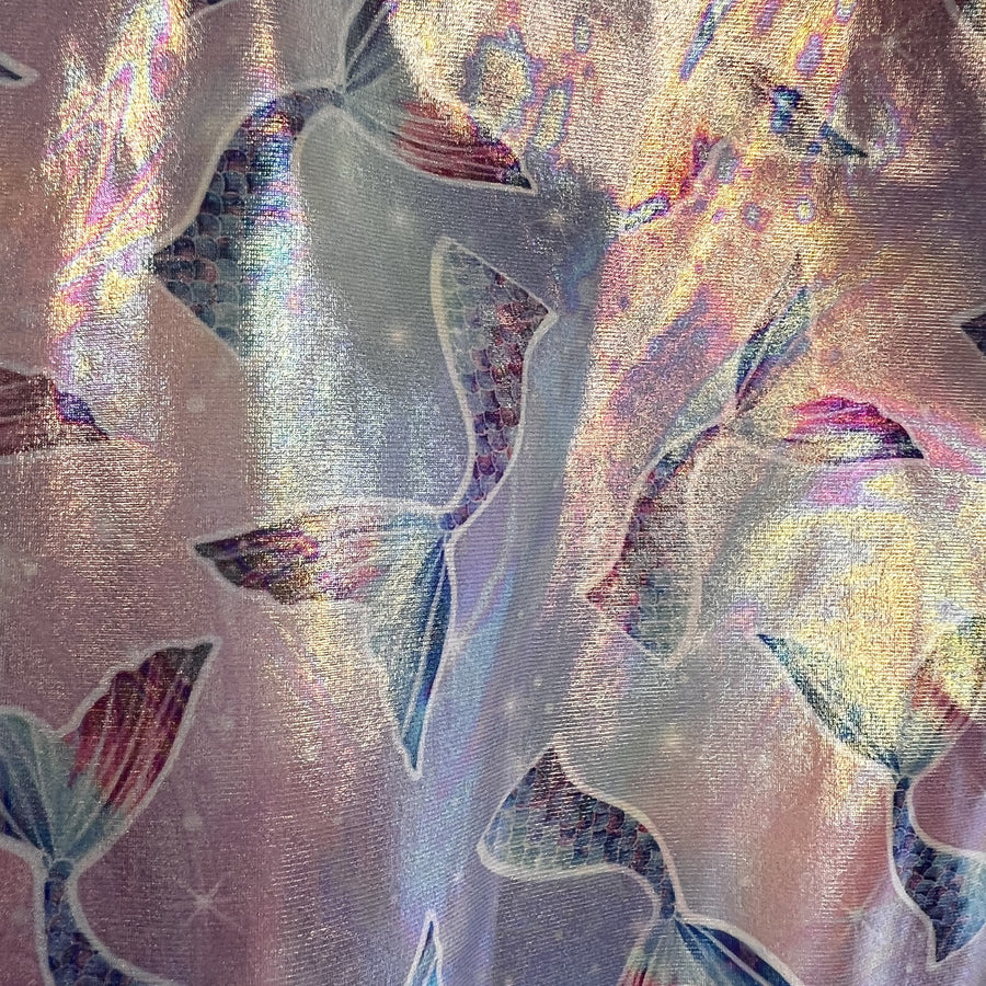 SlipFree Mermaid Foil Shimmer Swimsuit